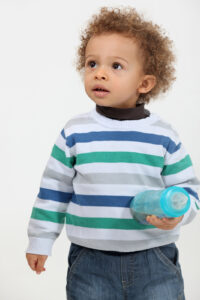 toddler walking alone