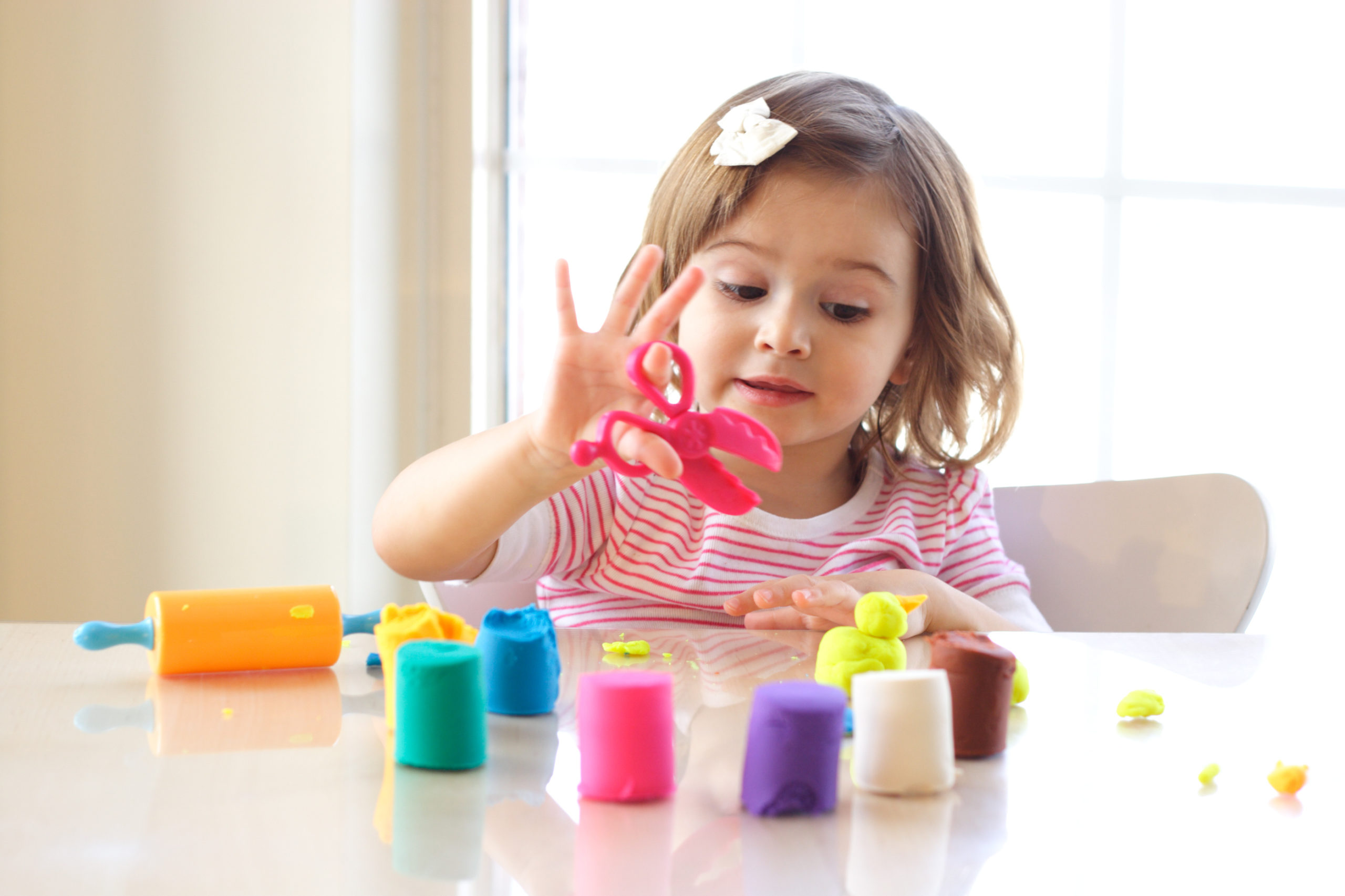 Play dough and cognitive development sale