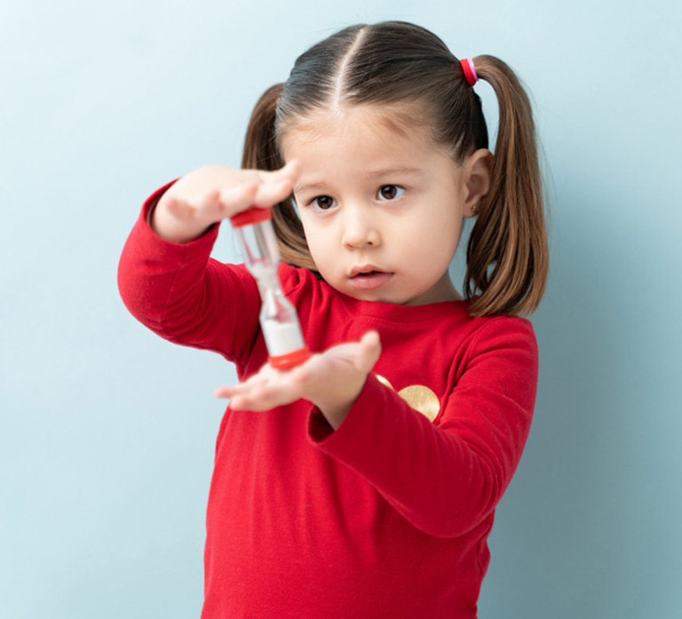 Young Girl Demonstrating Patience