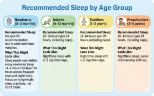Recommended Sleep by Age Group