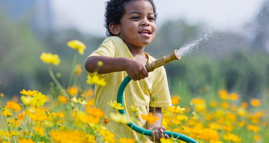 Toddler Development in Spring